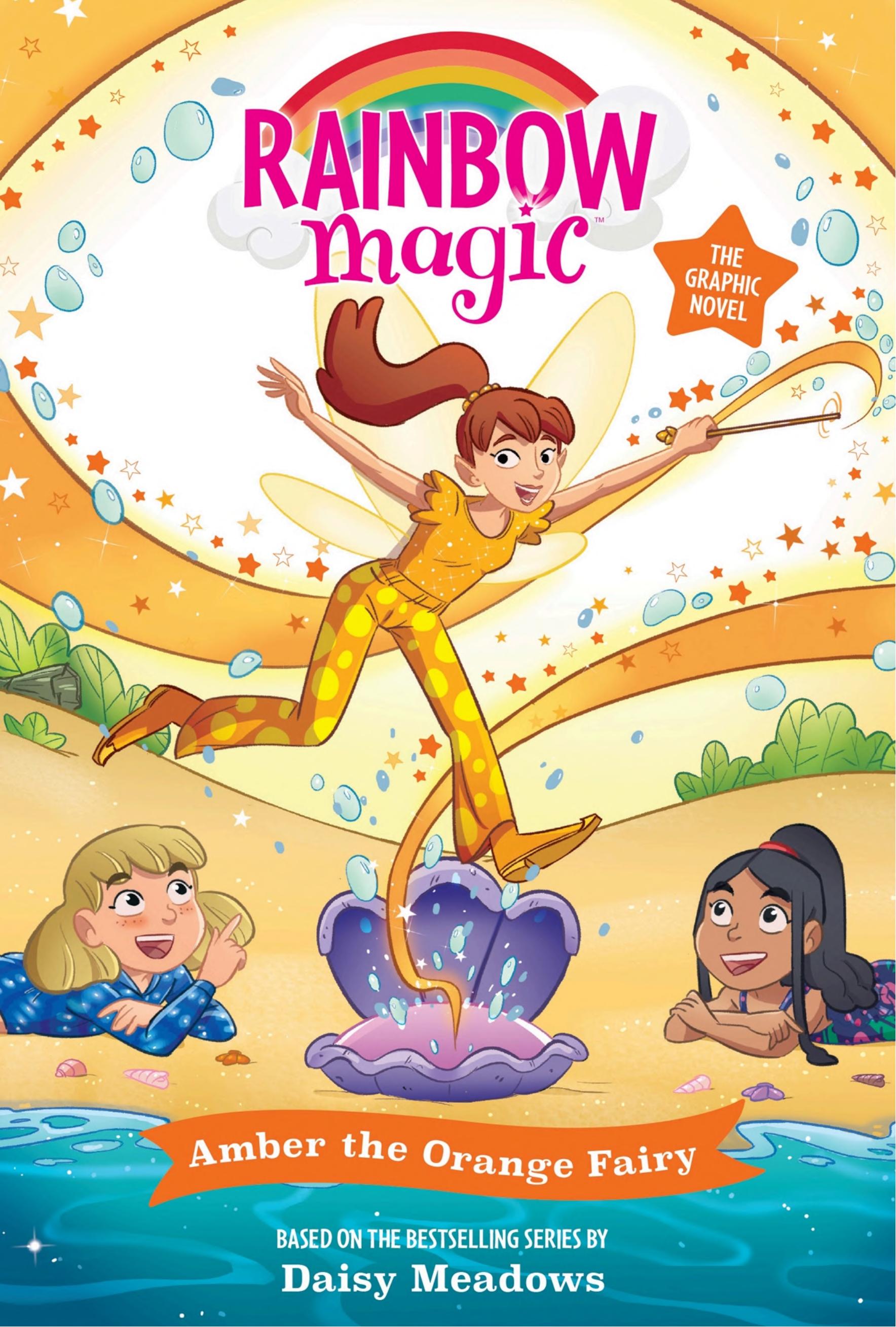 Boekomslag van Rainbow Magic: Amber the Orange Fairy door Daisy Meadows
