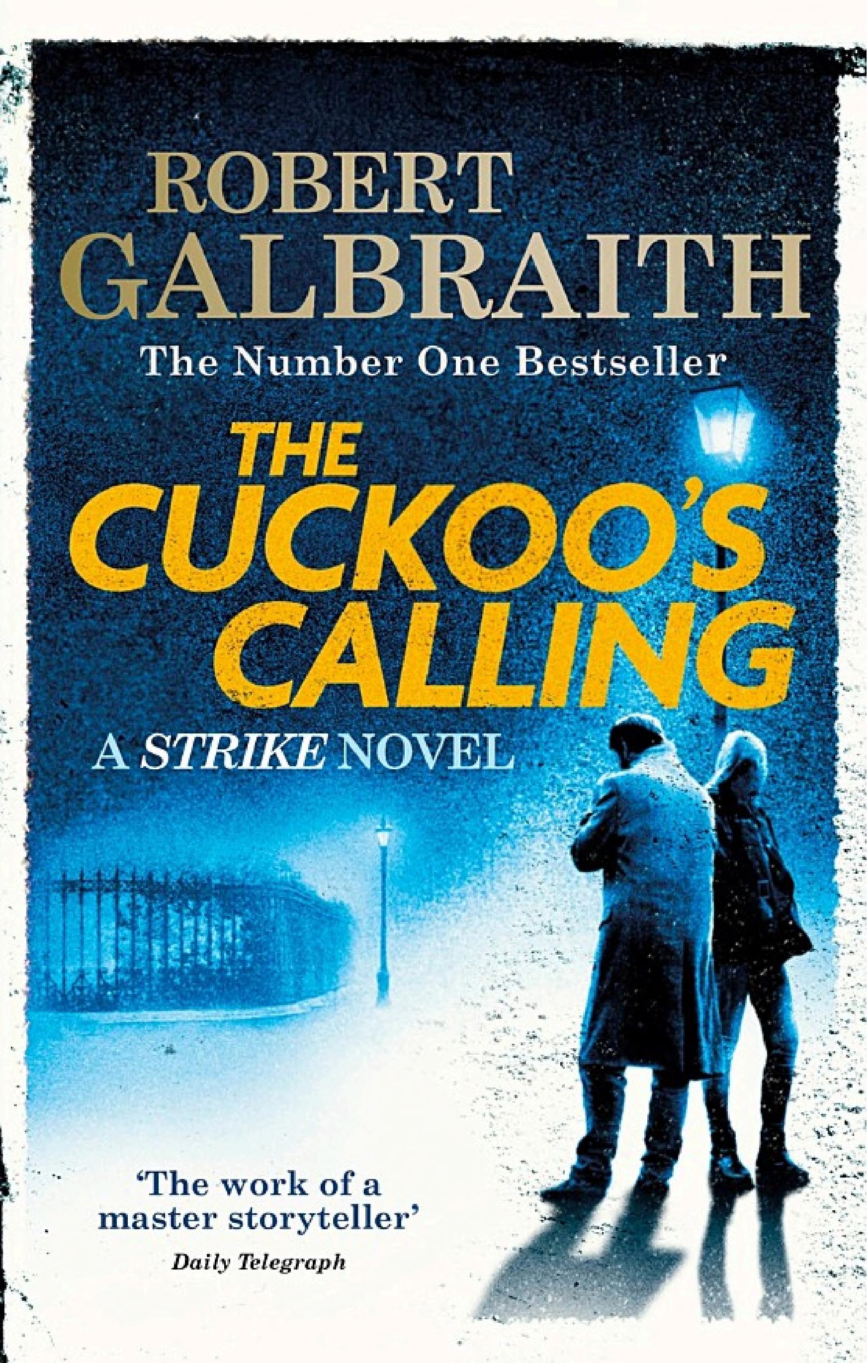 Boekomslag van The Cuckoo's Calling door Robert Galbraith