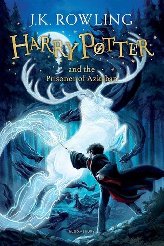 Boekomslag van Harry Potter and the Prisoner of Azkaban door J. K. Rowling