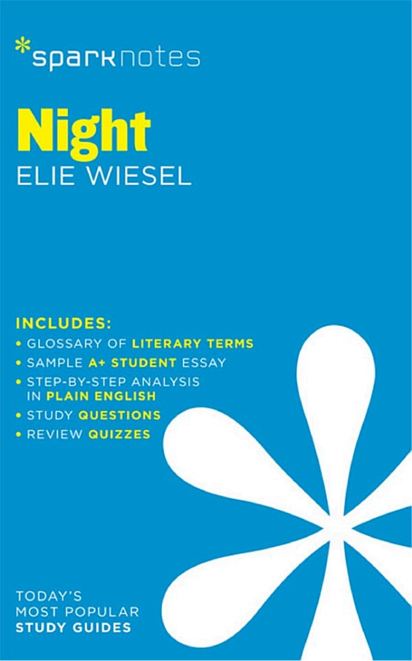 Boekomslag van Night Sparknotes Literature Guide door SparkNotes