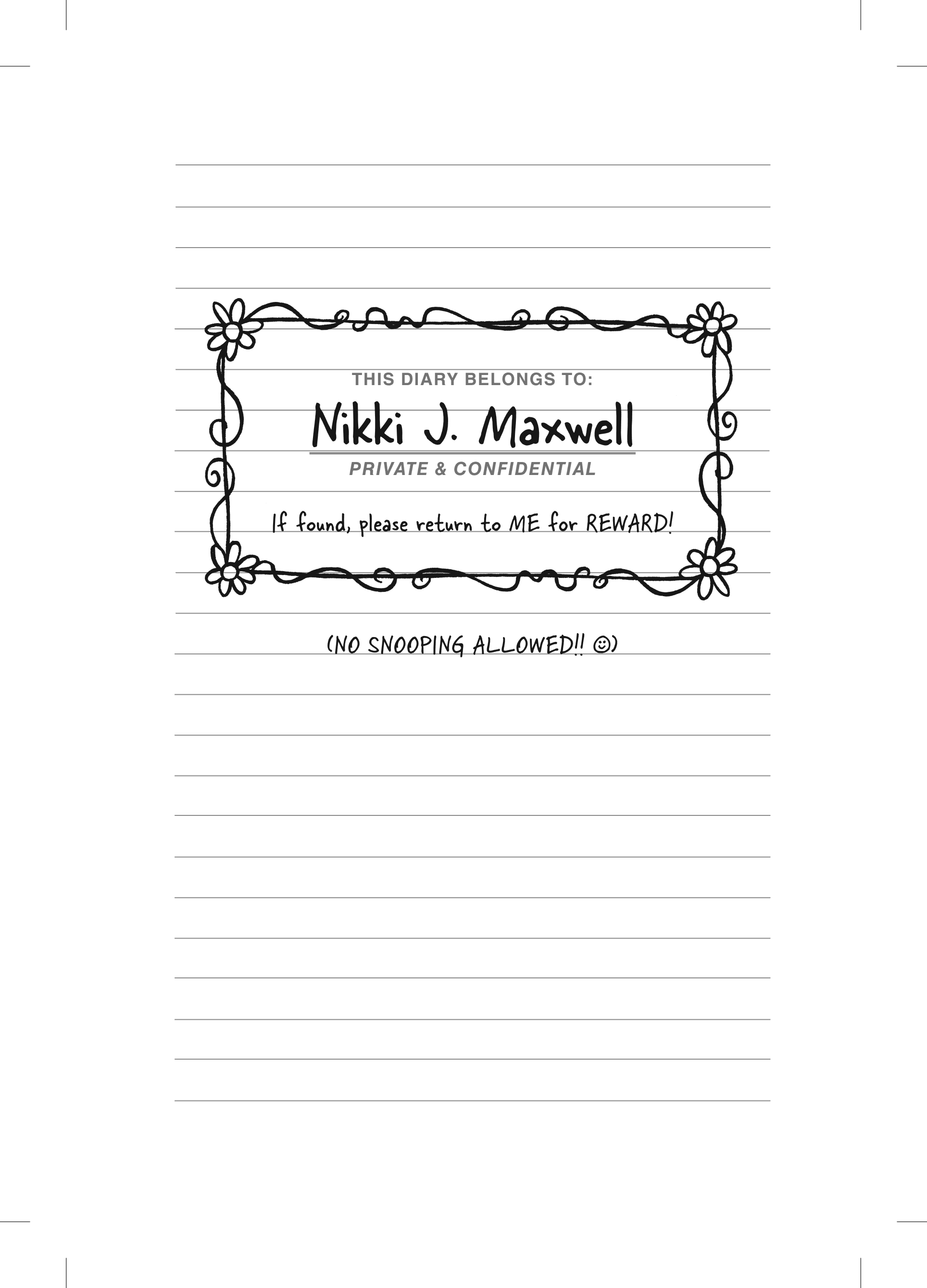 Boekomslag van Dork Diaries 1 door Rachel Renée Russell