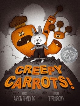 Boekomslag van Creepy Carrots! door Aaron Reynolds