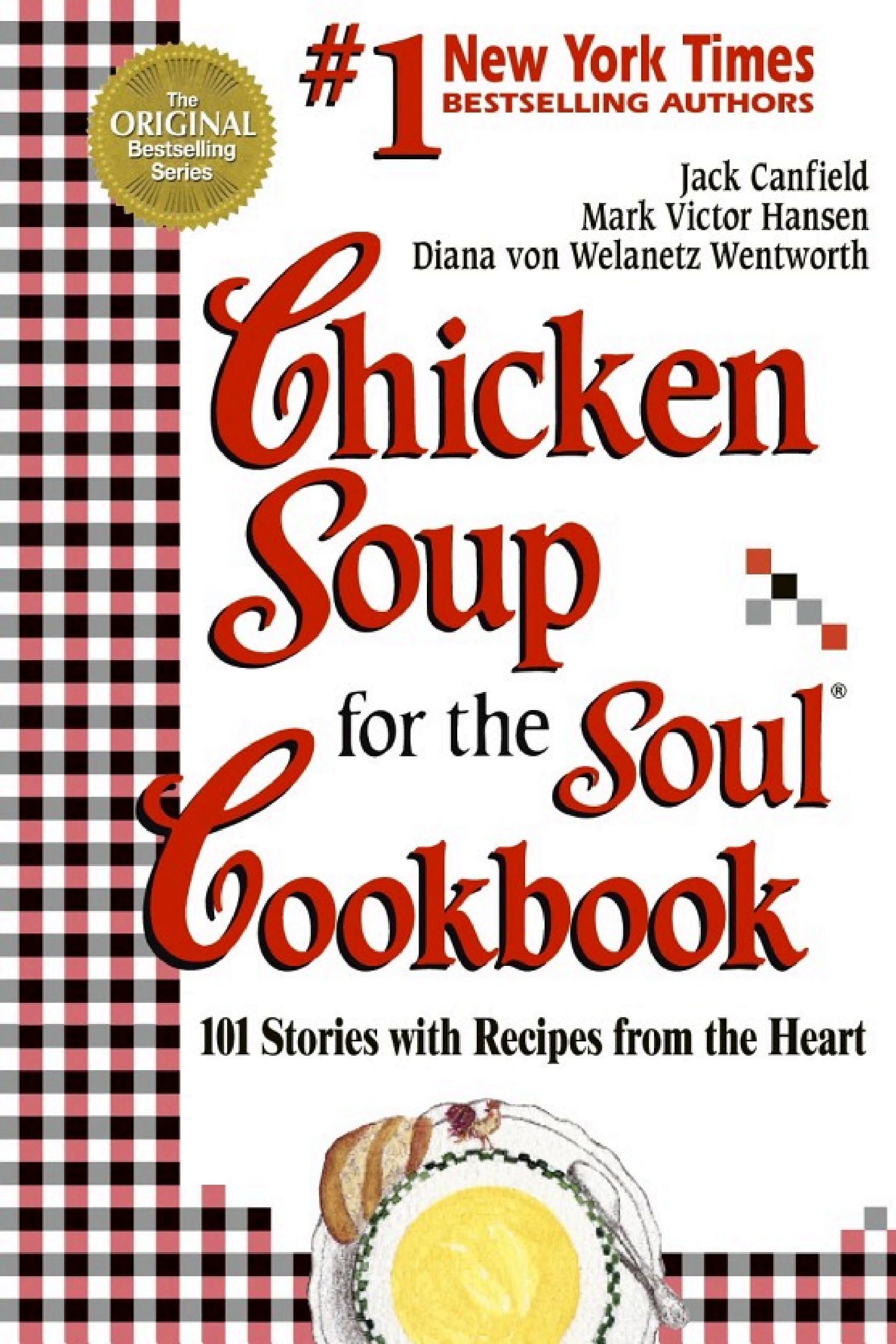 Boekomslag van Chicken Soup for the Soul Cookbook door Jack Canfield