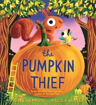 Boekomslag van The Pumpkin Thief door Alice Hemming