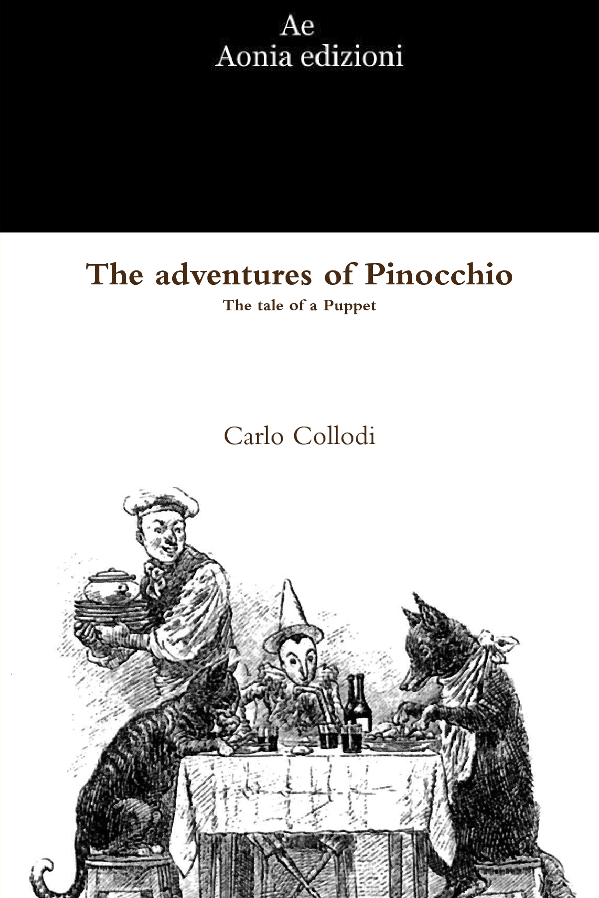 Boekomslag van The Adventures of Pinocchio. the Tale of a Puppet door Carlo Collodi