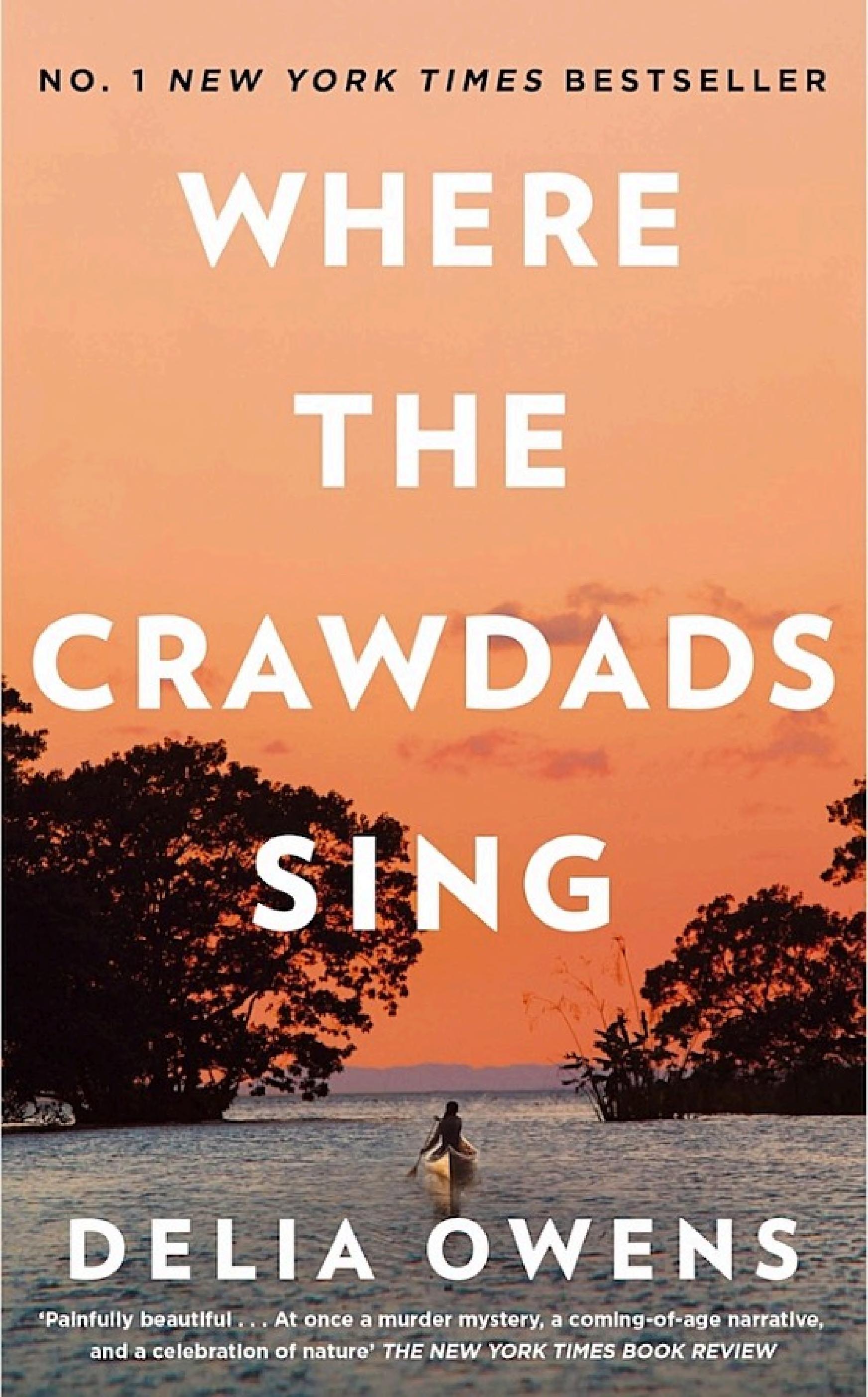 Boekomslag van Where the Crawdads Sing door Delia Owens