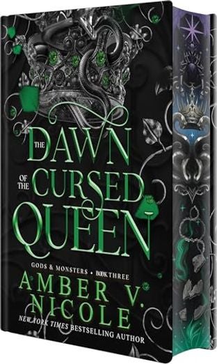 Boekomslag van The Dawn of the Cursed Queen door Amber V. Nicole