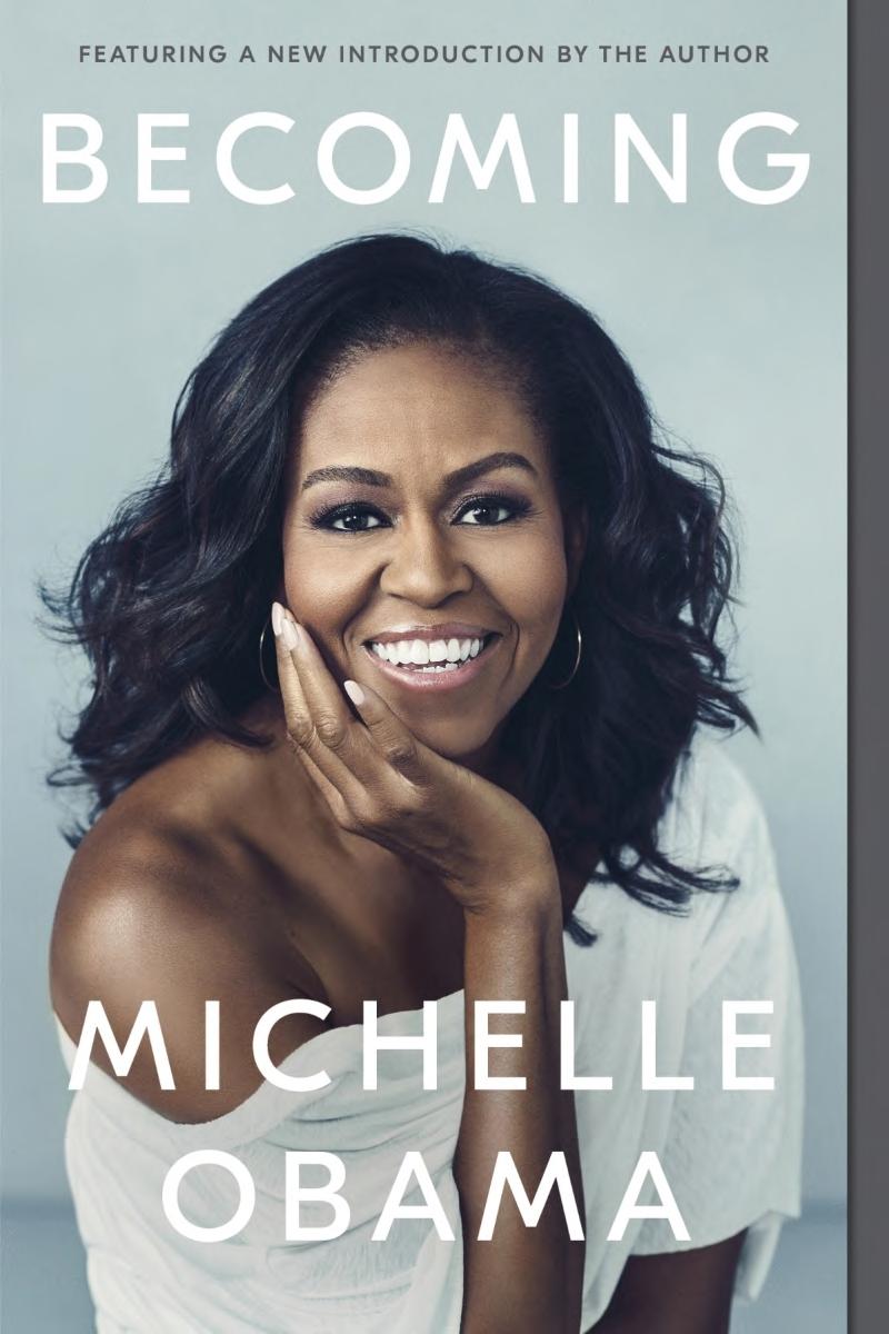 Boekomslag van Becoming door Michelle Obama