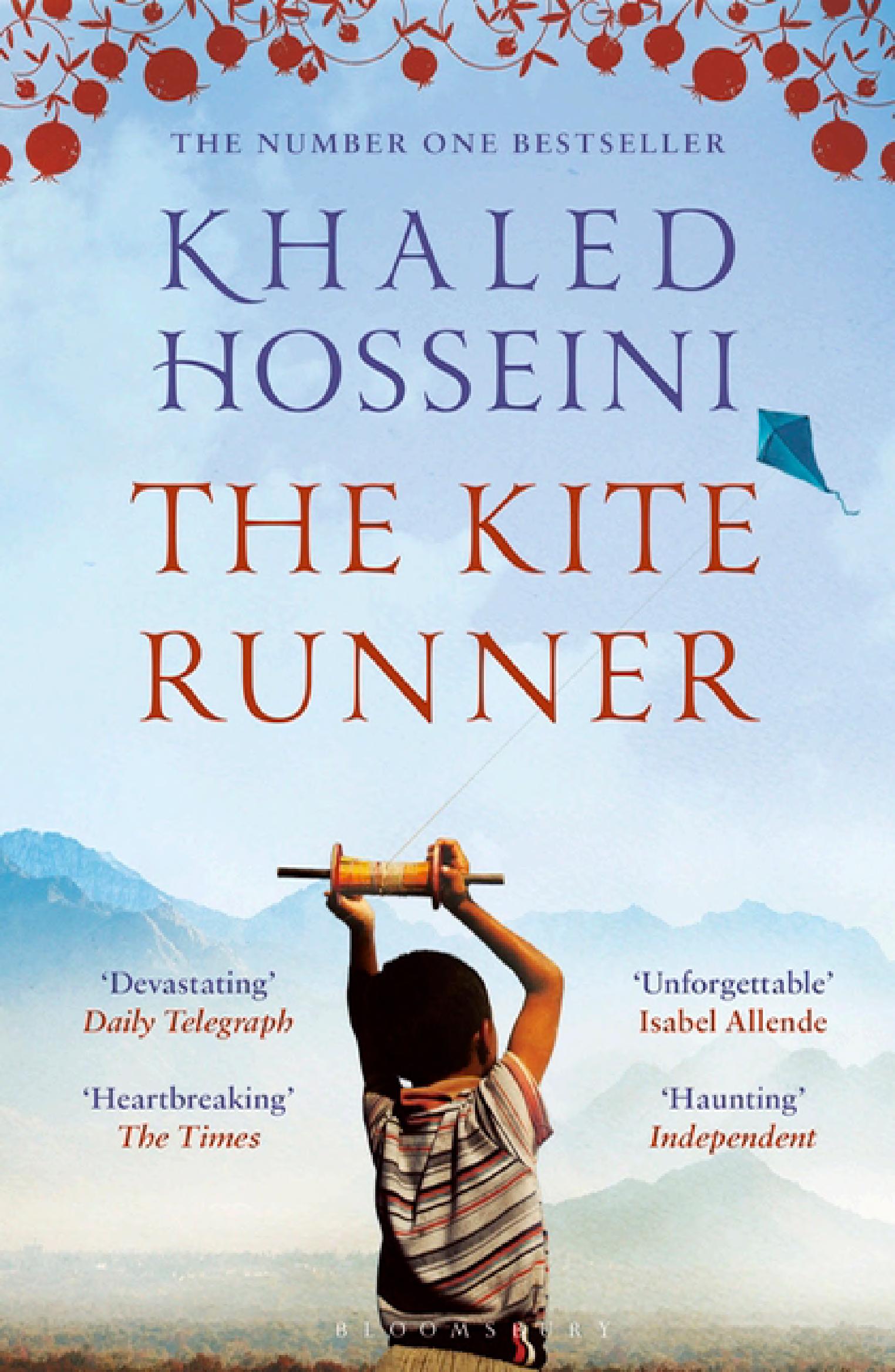 Boekomslag van The Kite Runner door Khaled Hosseini