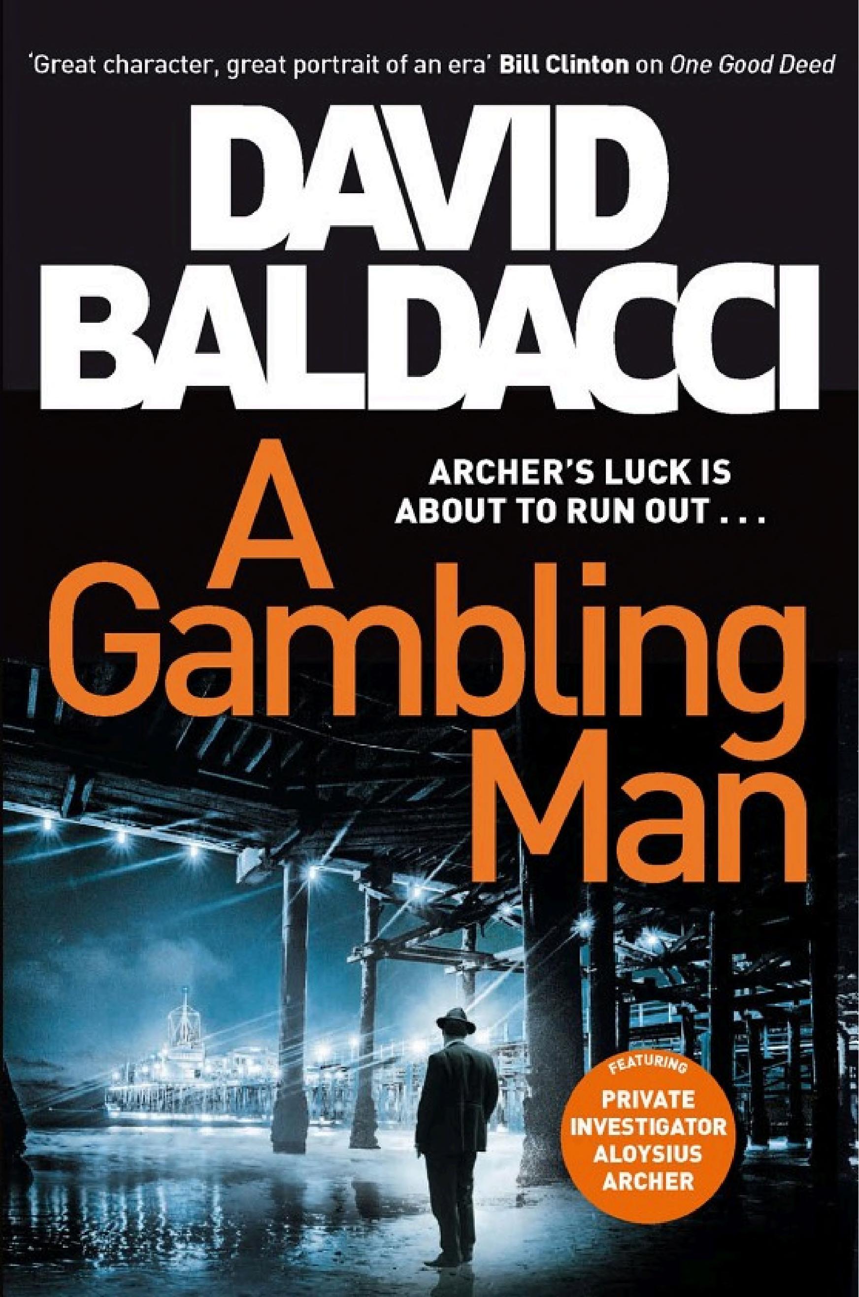 Boekomslag van A Gambling Man door David Baldacci