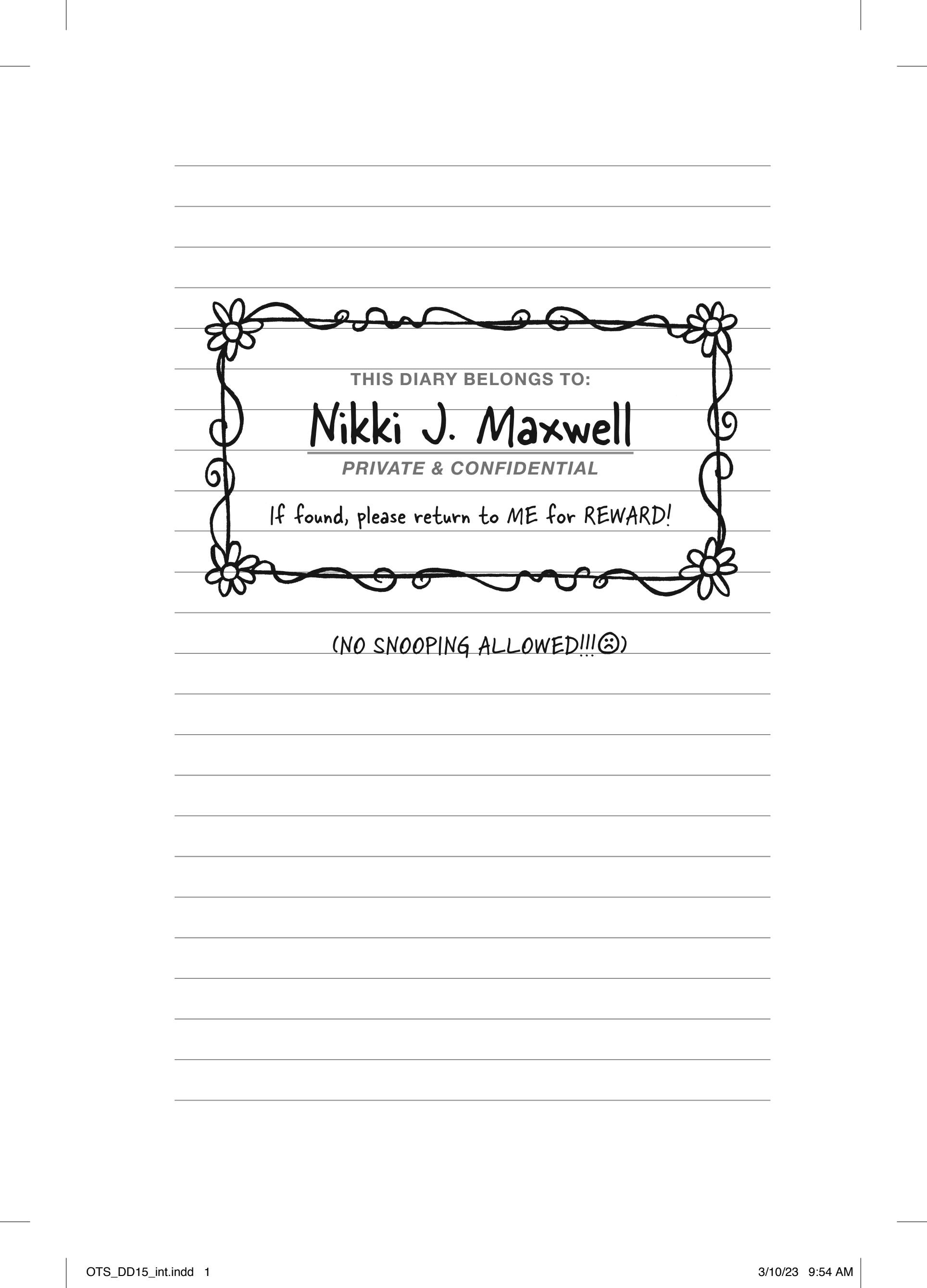 Boekomslag van Dork Diaries 15 door Rachel Renée Russell