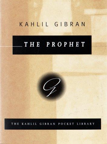 Boekomslag van The Prophet door Kahlil Gibran