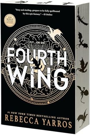 Boekomslag van Fourth Wing door Rebecca Yarros
