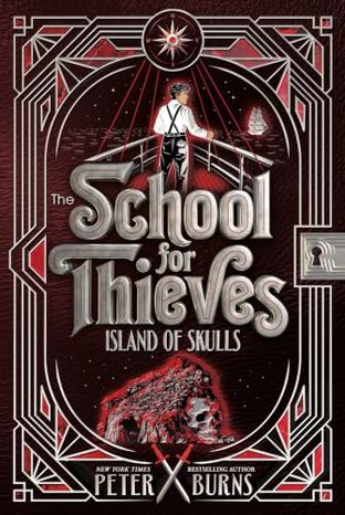 Boekomslag van Island of Skulls door Peter Burns