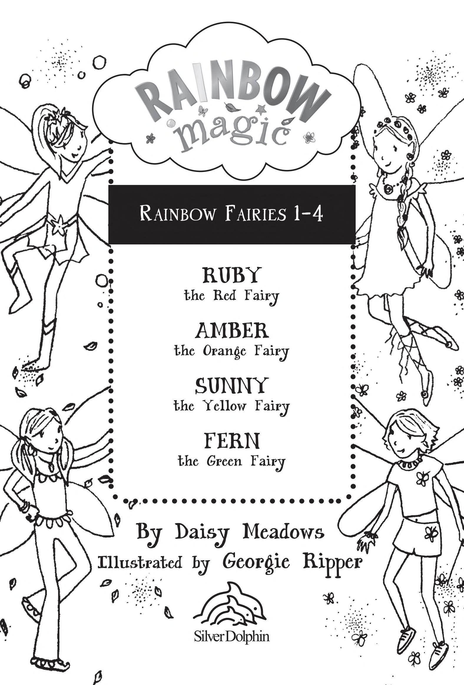 Boekomslag van Rainbow Magic Rainbow Fairies: Books #1-4 door Daisy Meadows
