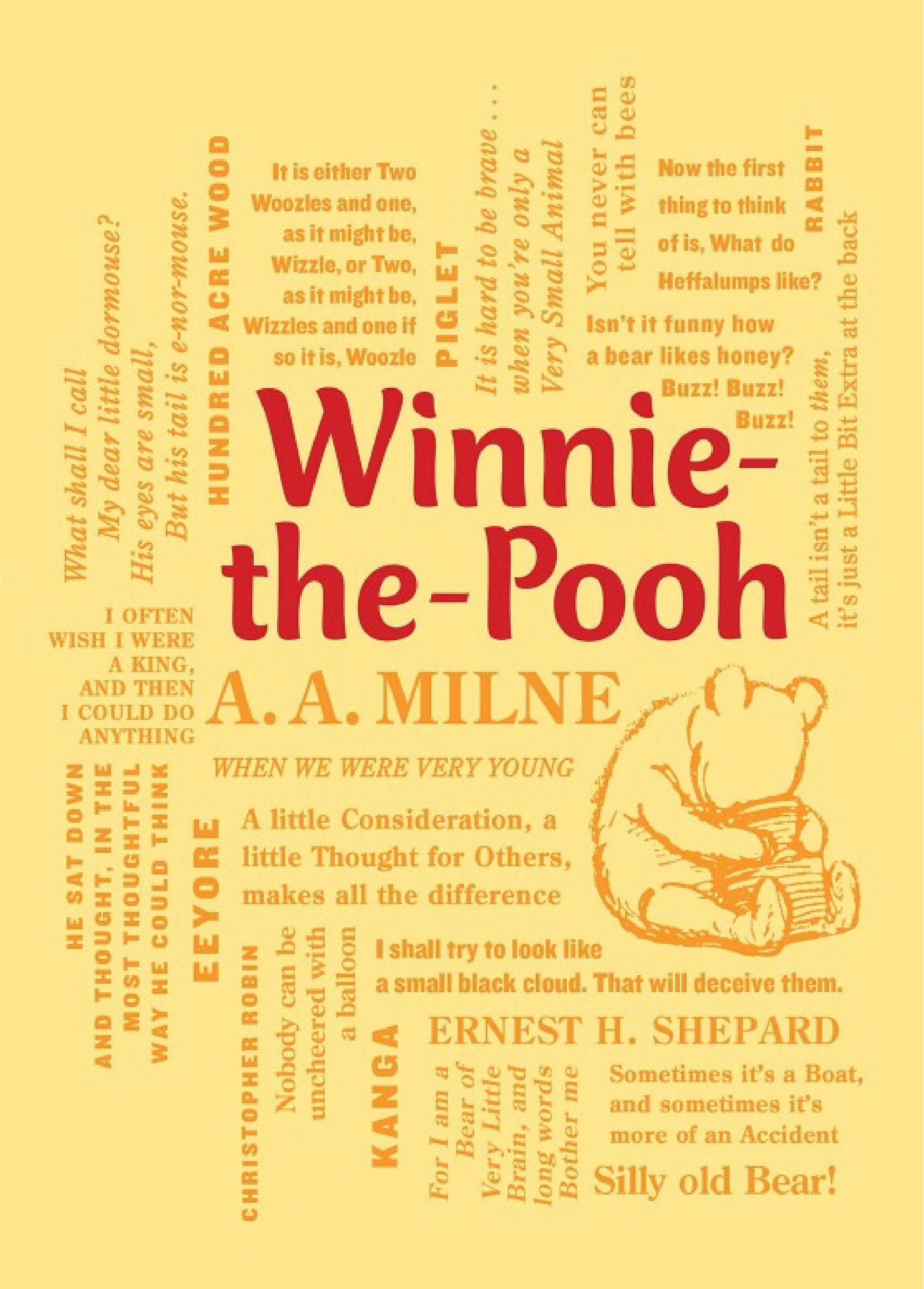 Boekomslag van Winnie-the-pooh door A. A. Milne