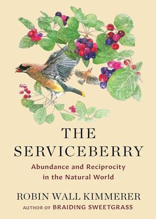 Boekomslag van The Serviceberry door Robin Wall Kimmerer