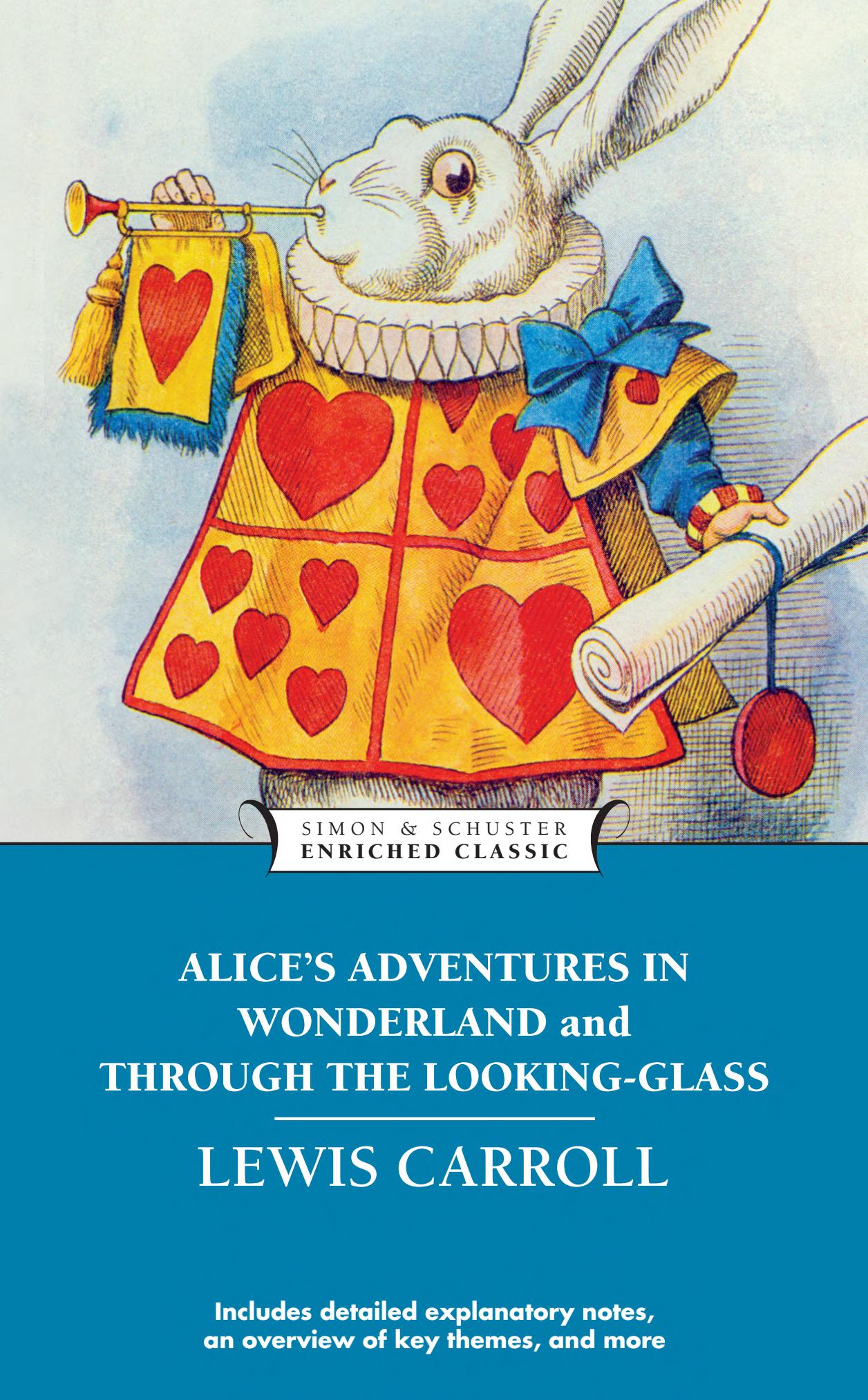 Boekomslag van Alice's Adventures in Wonderland & Through the Looking-glass (diversion Illustrated Classics) door Lewis Carroll