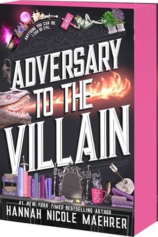 Boekomslag van Adversary to the Villain door Hannah Nicole Maehrer