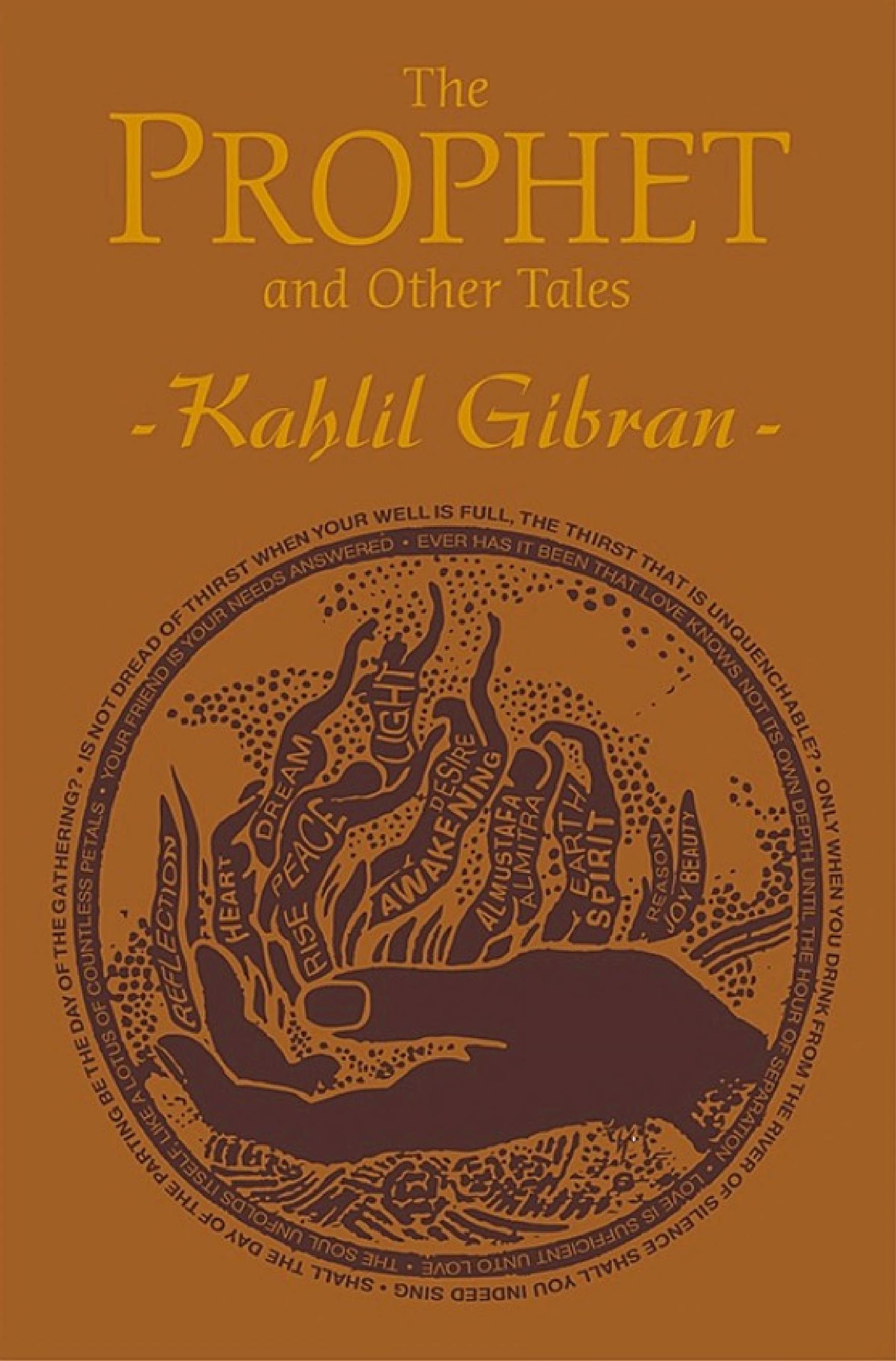 Boekomslag van The Prophet and Other Tales door Kahlil Gibran