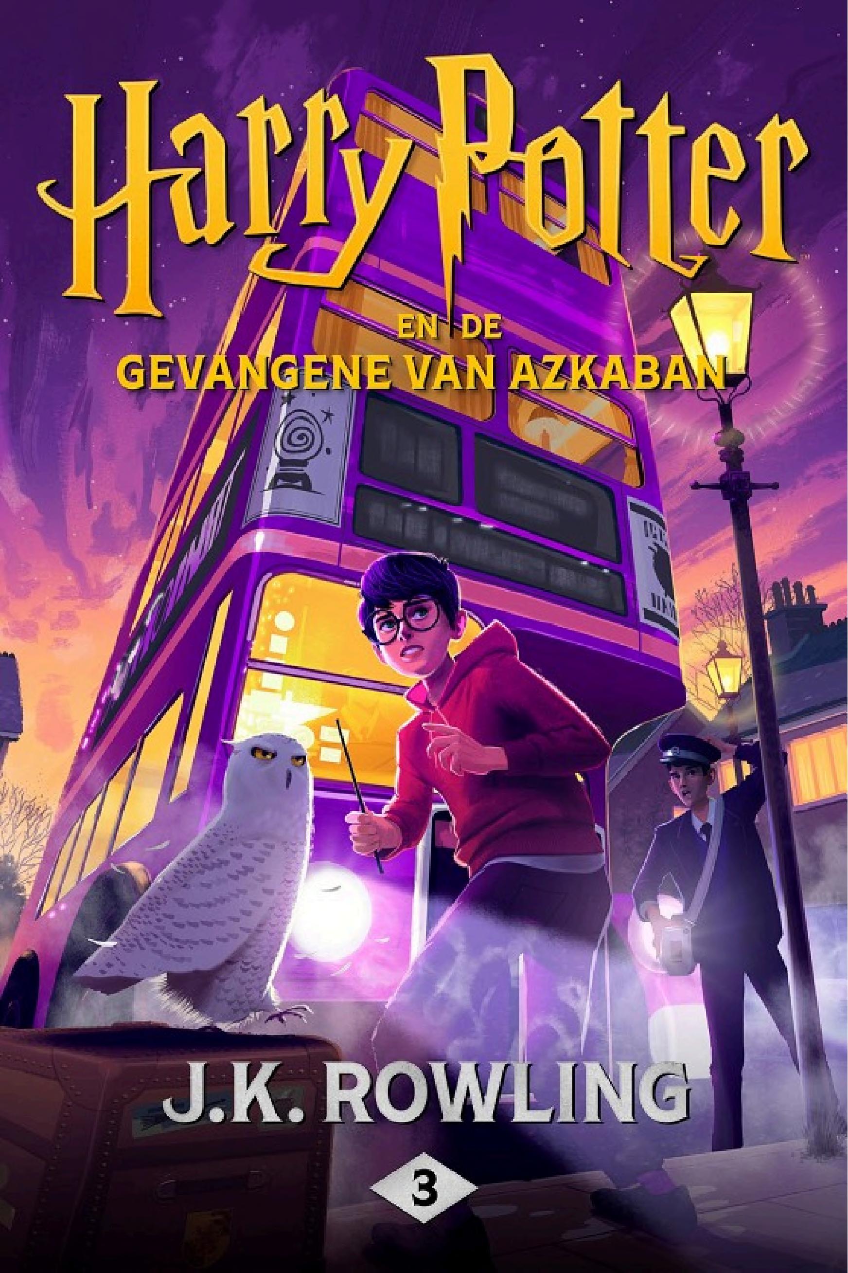 Boekomslag van Harry Potter En De Gevangene Van Azkaban door J.K. Rowling