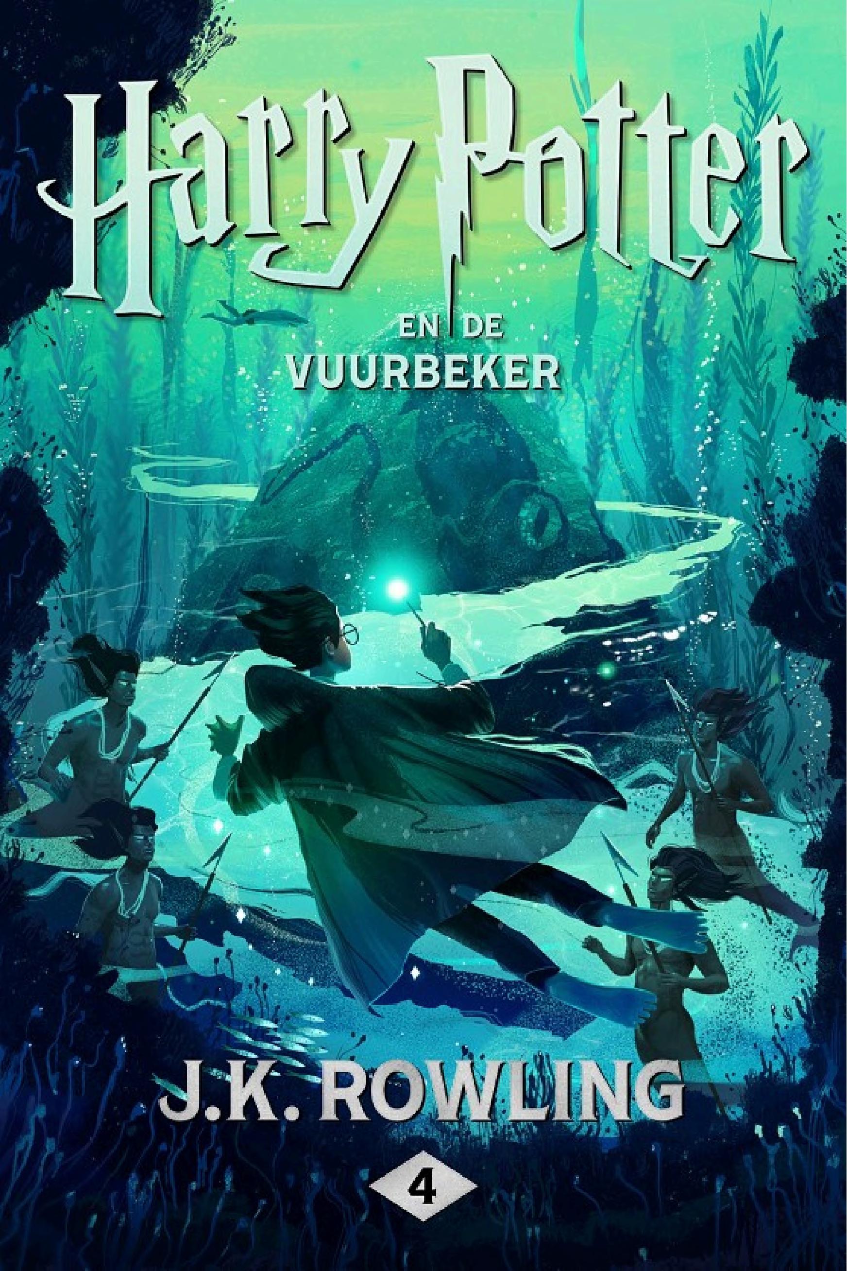 Boekomslag van Harry Potter En De Vuurbeker door J.K. Rowling