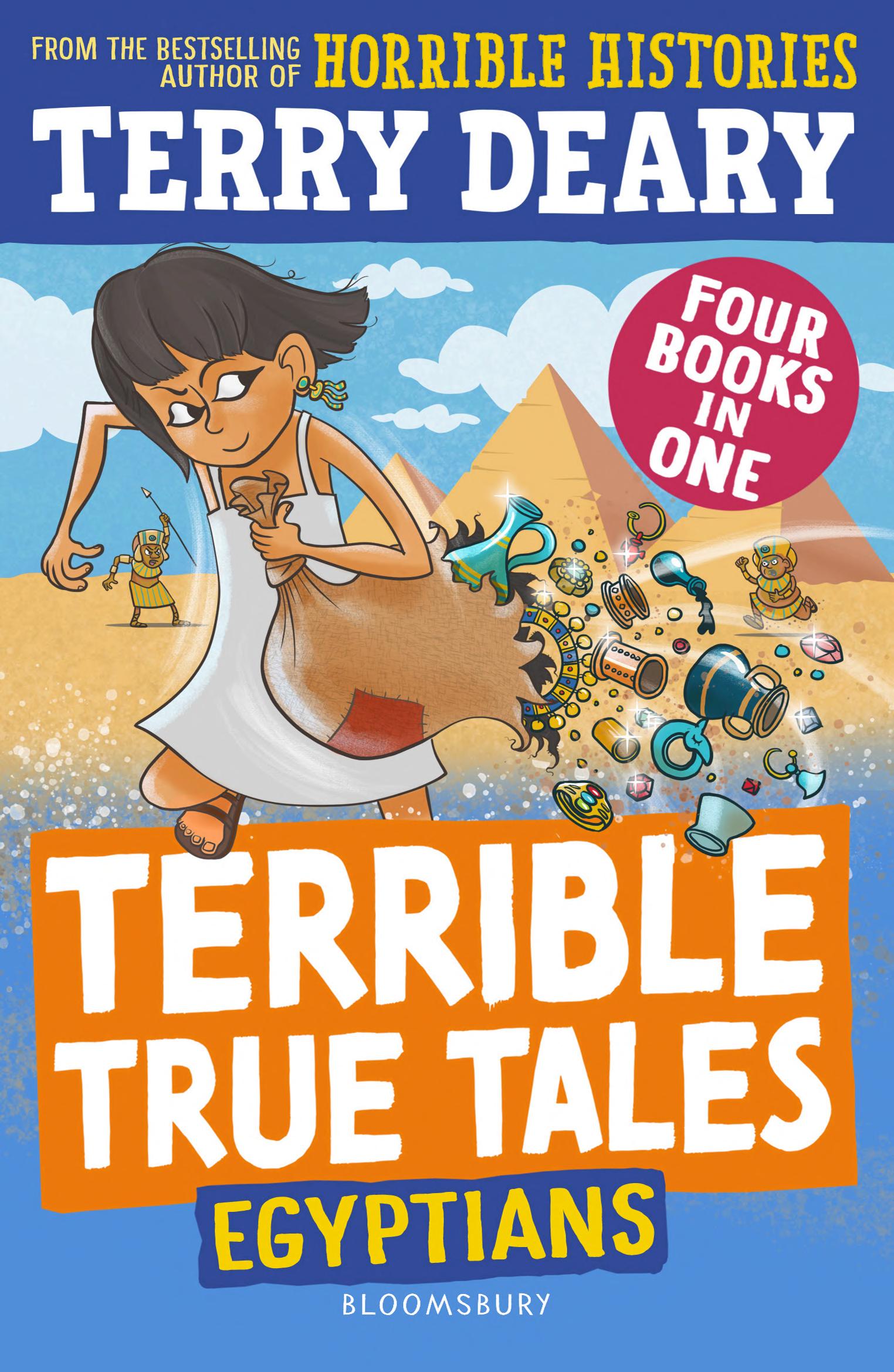 Boekomslag van Terrible True Tales: Egyptians door Terry Deary