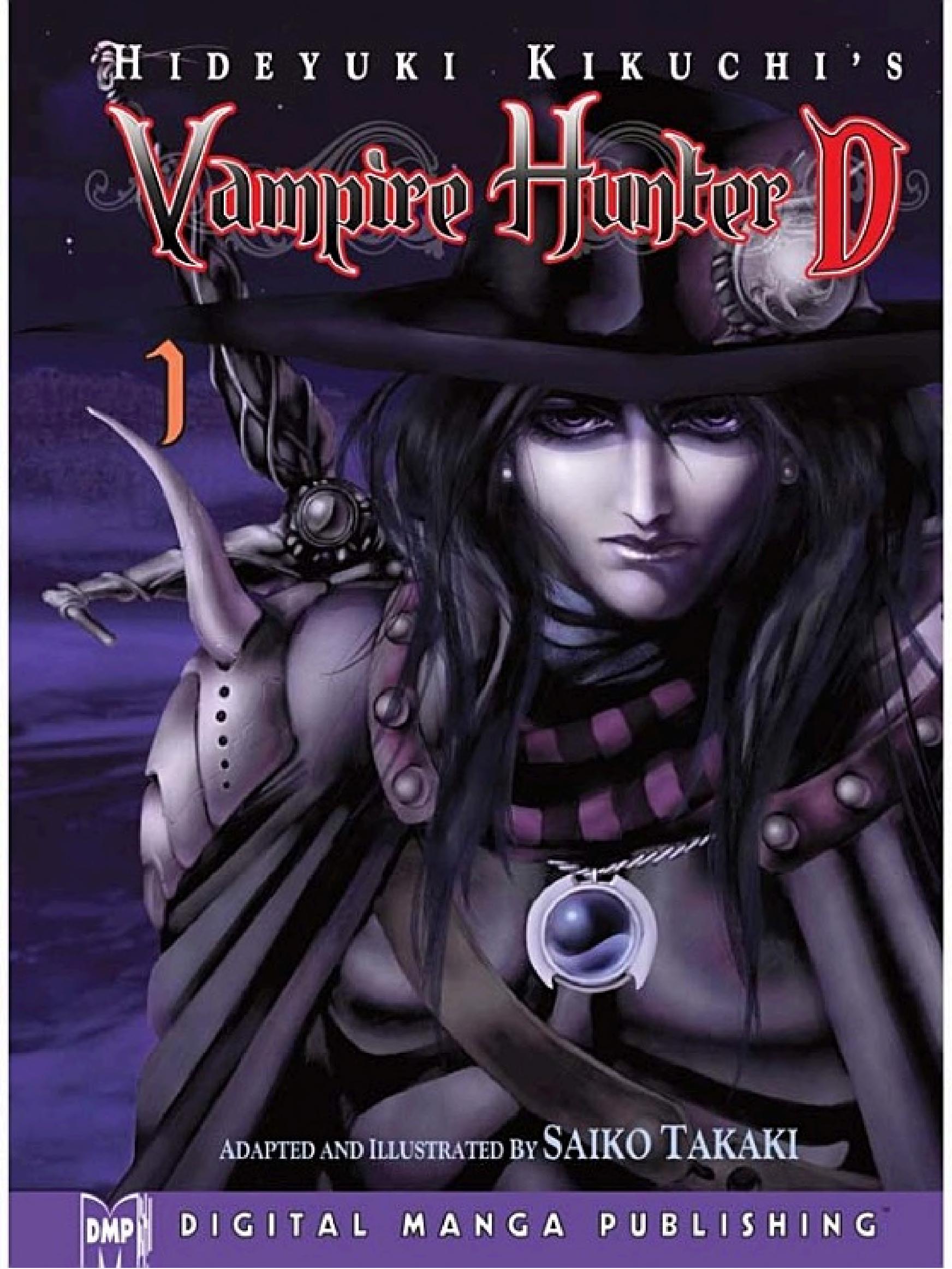 Boekomslag van Vampire Hunter D Vol. 1 door Hideyuki Kikuchi