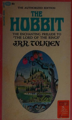 Boekomslag van The Hobbit door J.R.R. Tolkien