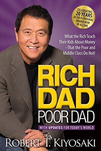 Boekomslag van Rich Dad, Poor Dad door Robert T. Kiyosaki