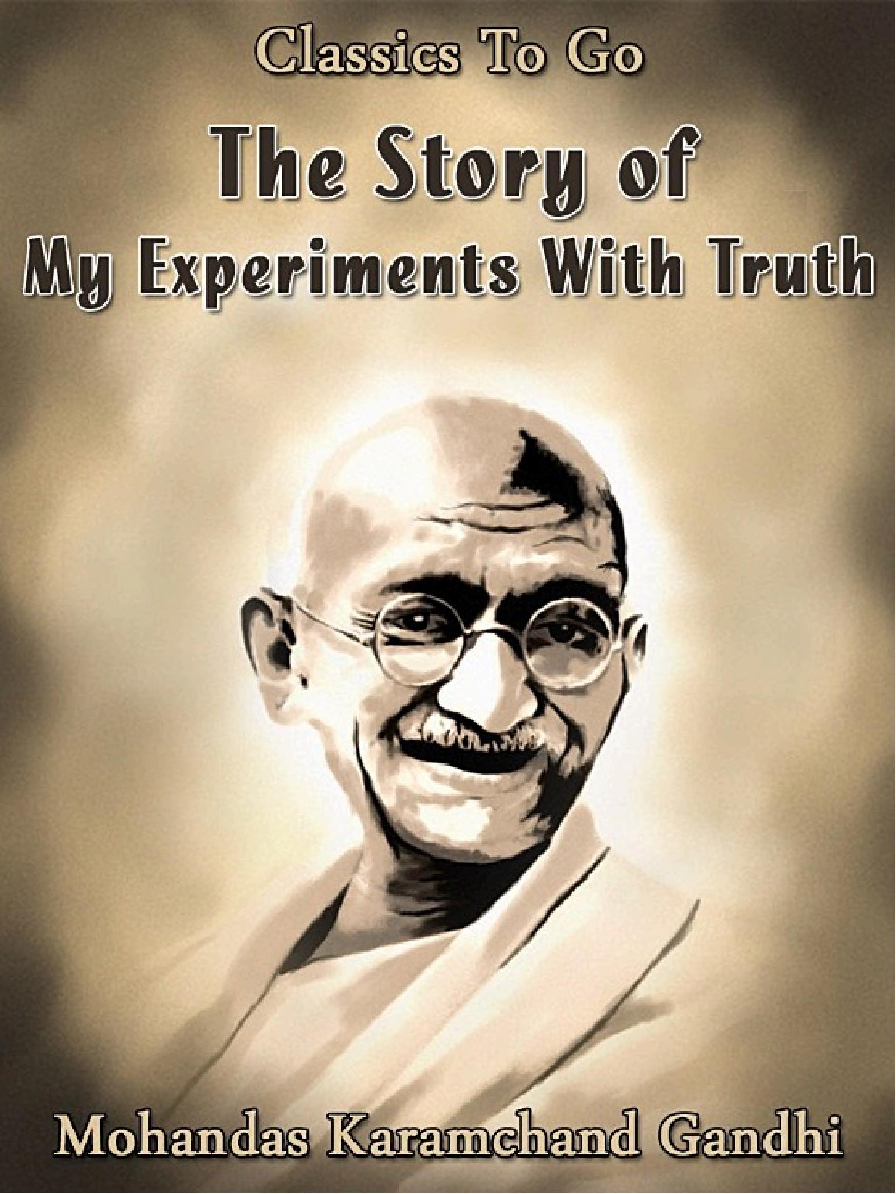 Boekomslag van The Story of My Experiments with Truth door Mohandas Karamchand Gandhi