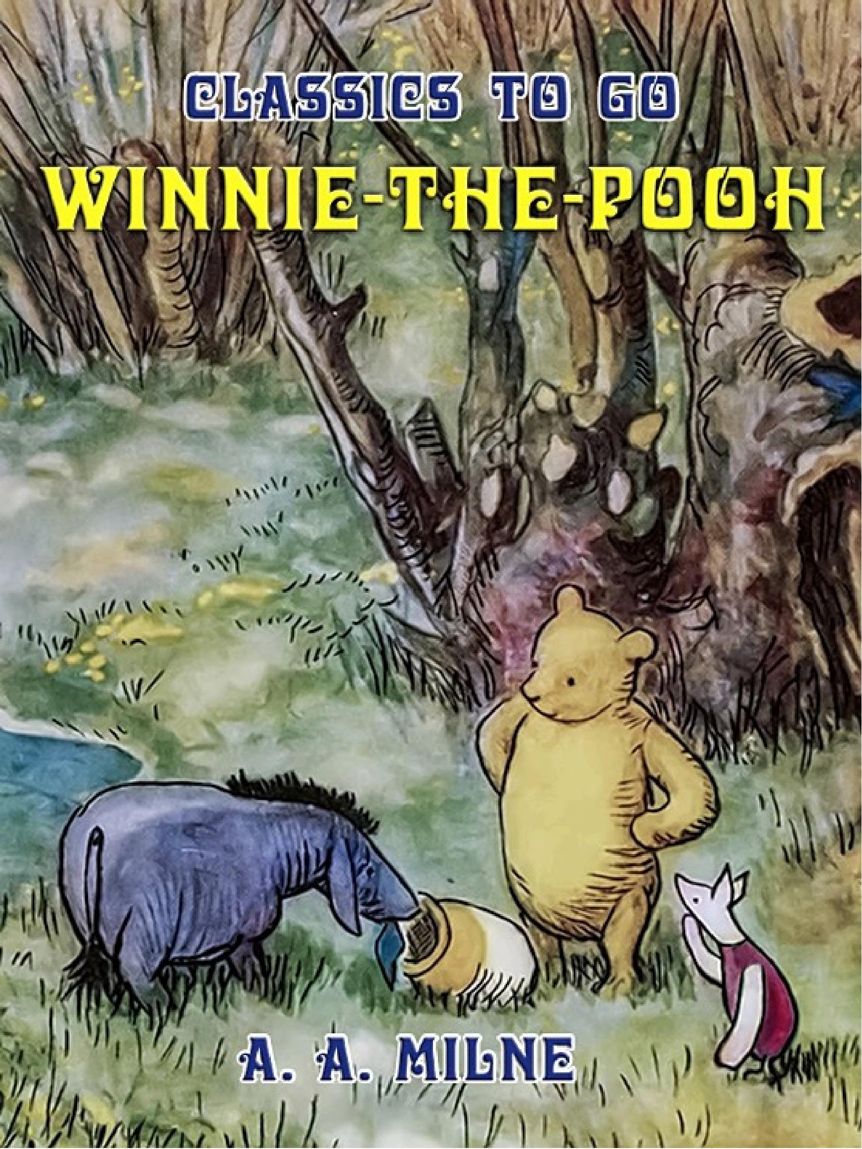 Boekomslag van Winnie-the-pooh door A. A. Milne