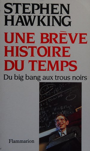 Boekomslag van A Brief History of Time door Stephen Hawking