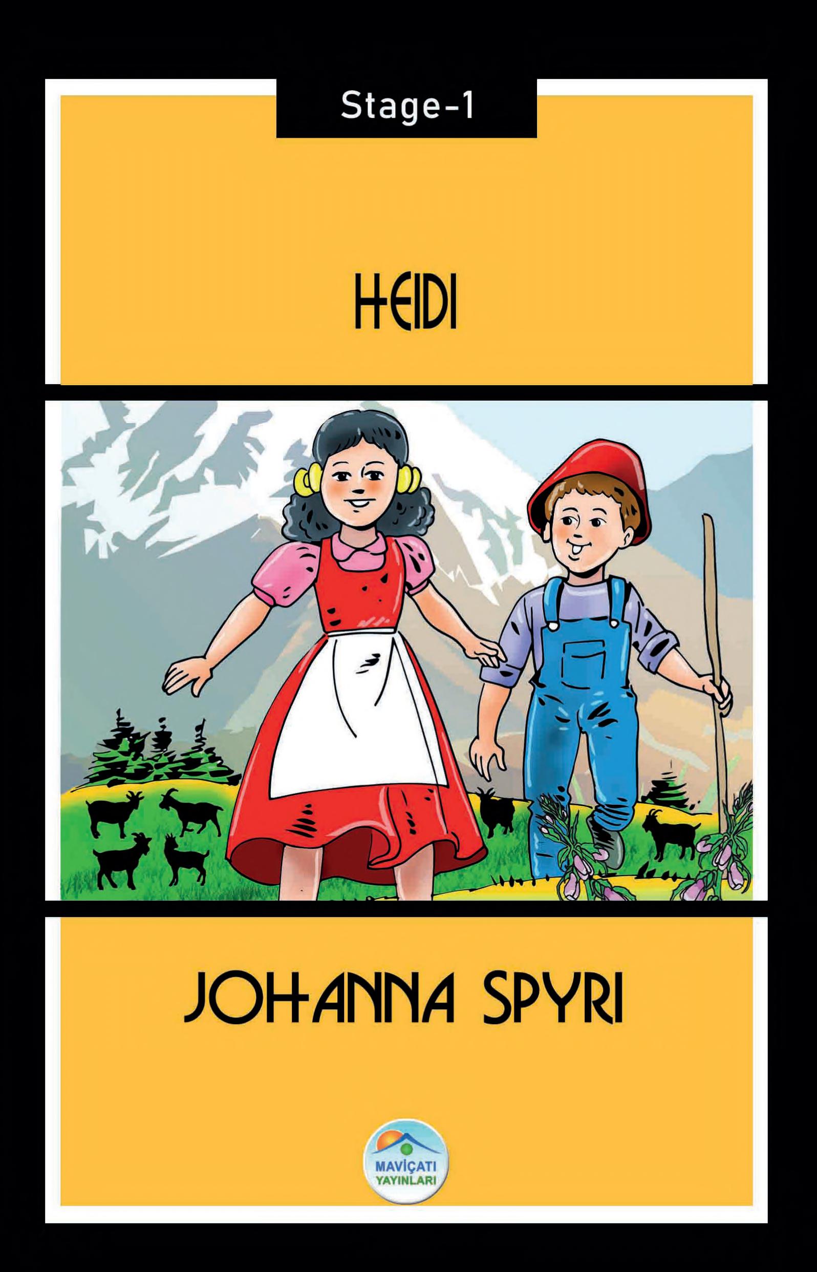 Boekomslag van Heidi - Johanna Spyri (stage-1) door Johanna Spyri
