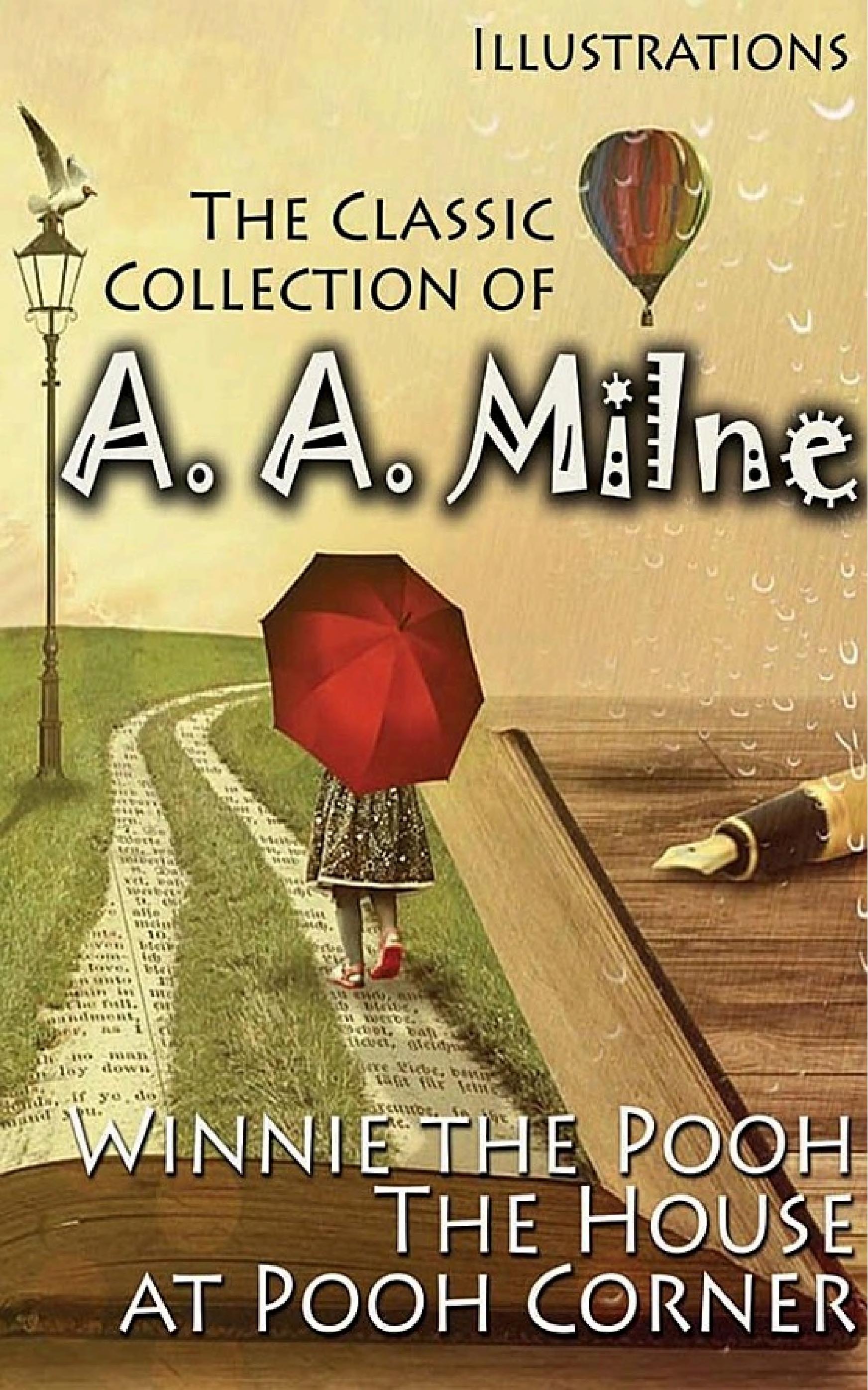 Boekomslag van The Classic Collection of A. A. Milne. Illustrations door A. A. Milne