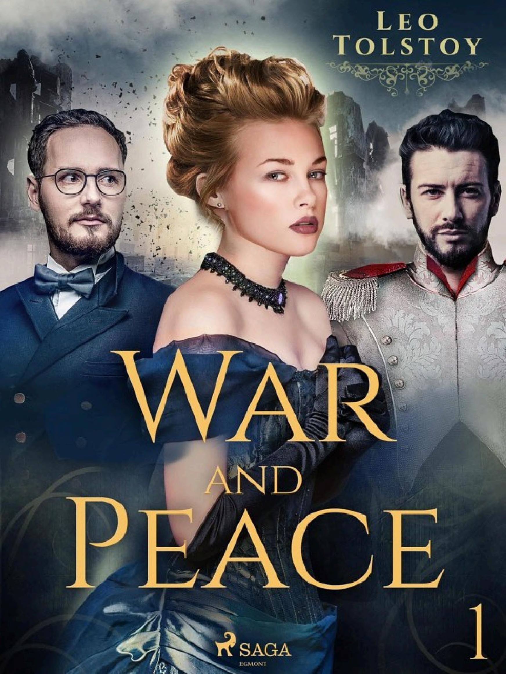 Boekomslag van War and Peace I door Leo Tolstoy