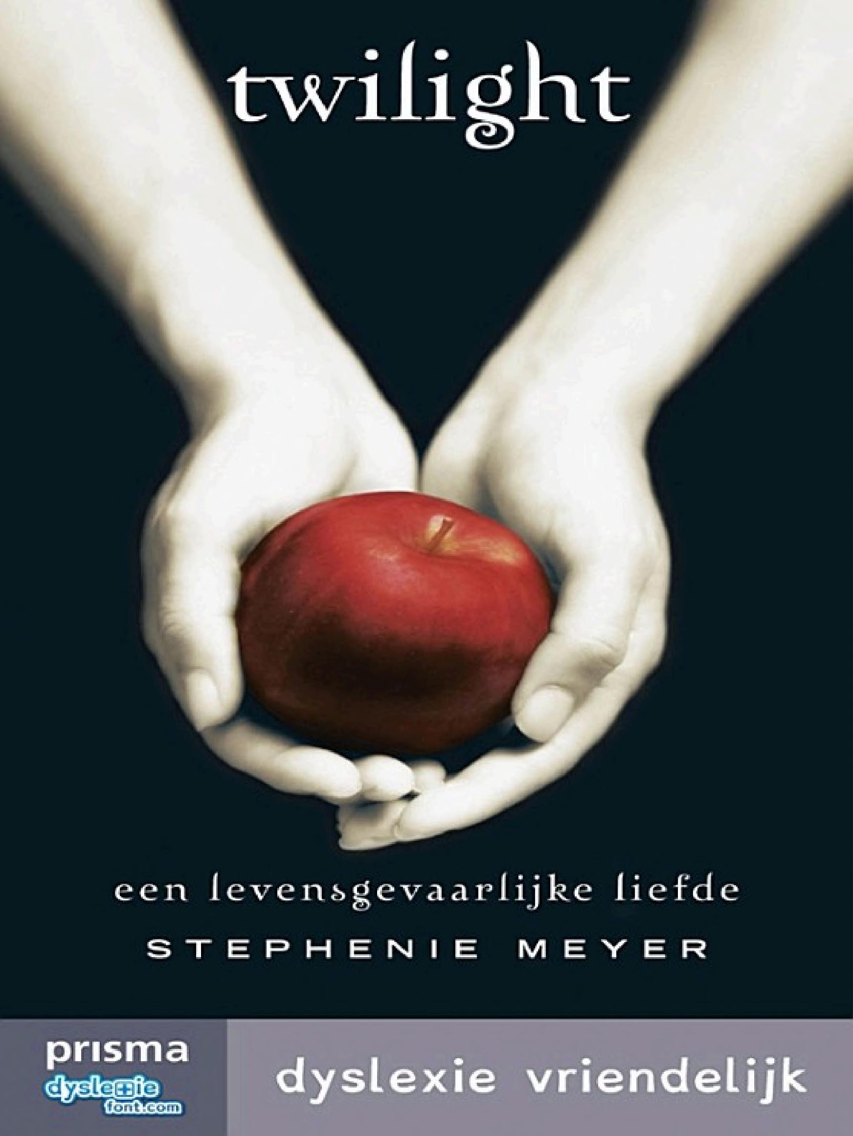 Boekomslag van Twilight door Stephenie Meyer