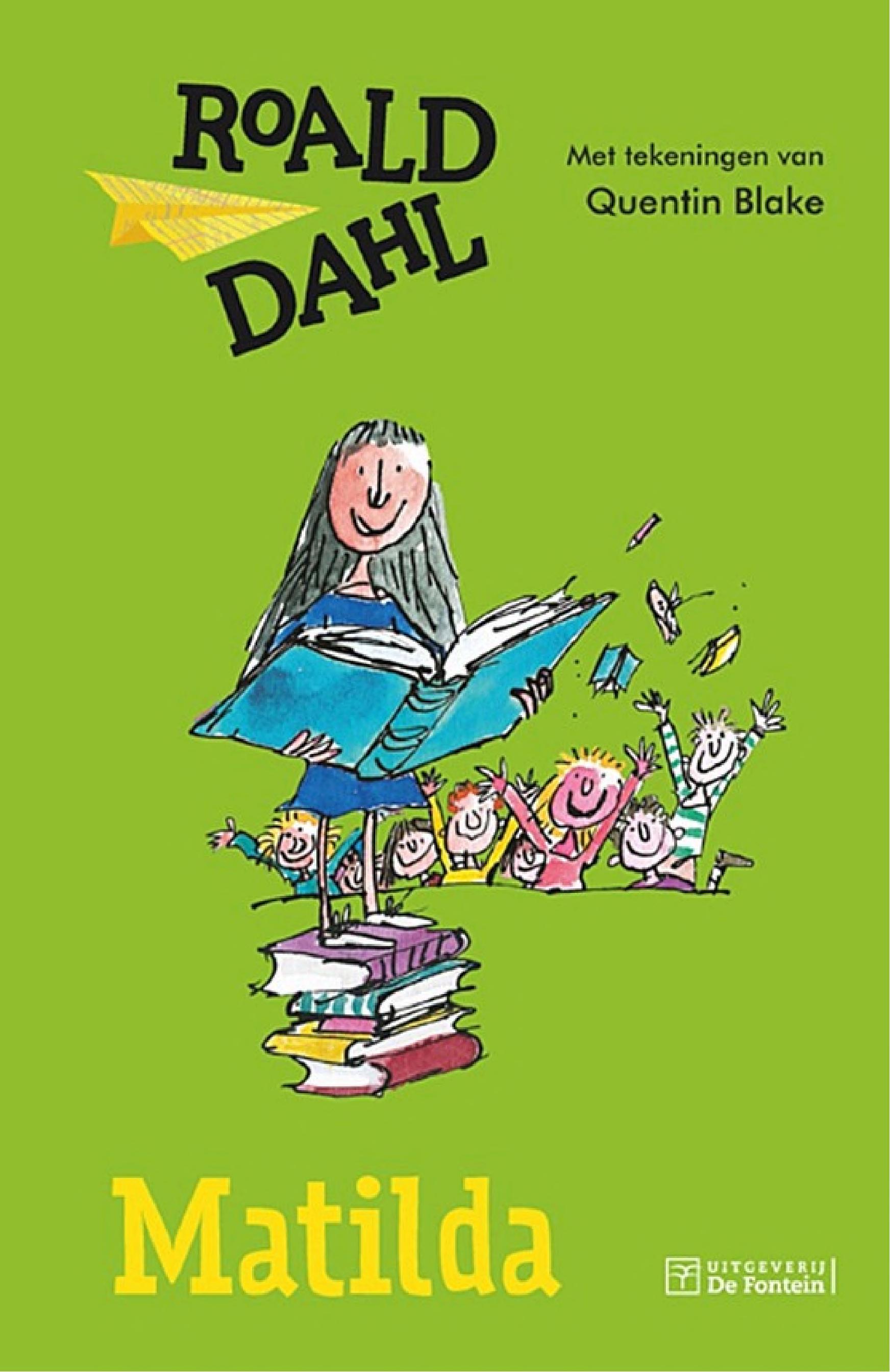 Boekomslag van Matilda door Roald Dahl