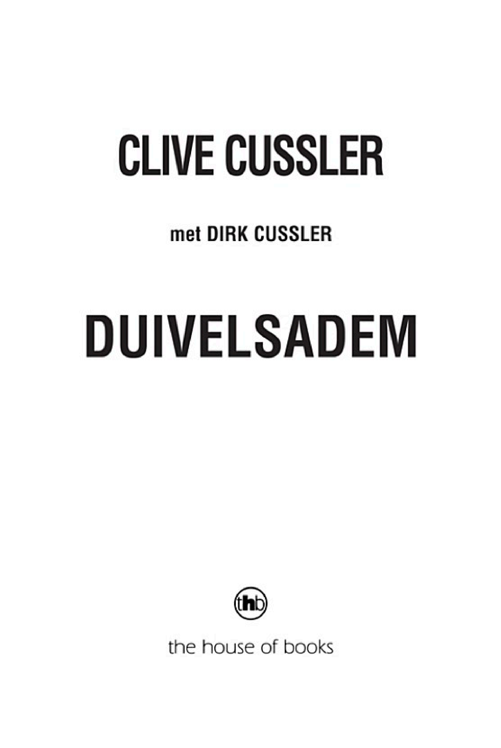 Boekomslag van Duivelsadem door Clive Cussler