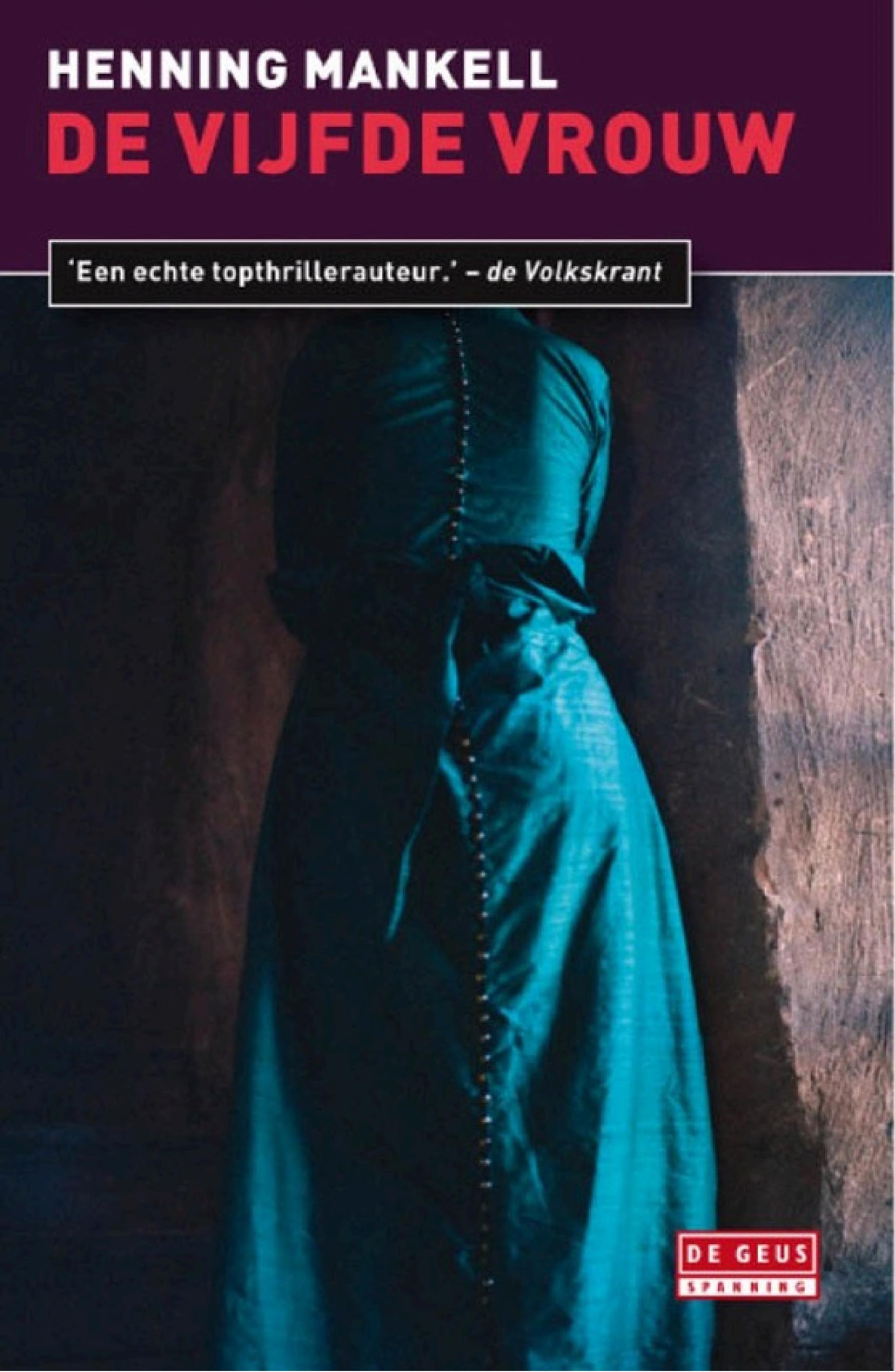 Boekomslag van De Vijfde Vrouw door Henning Mankell