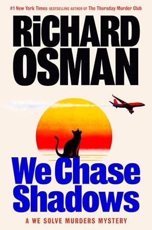 Boekomslag van We Chase Shadows door Richard Osman