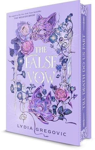 Boekomslag van The False Vow door Lydia Gregovic