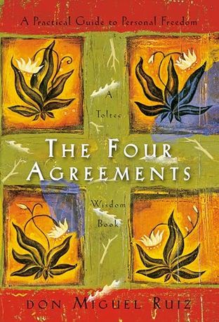Boekomslag van The Four Agreements door Don Miguel Ruiz with Janet Mills