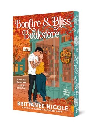 Boekomslag van Bonfire & Bliss Bookstore door Brittanée Nicole