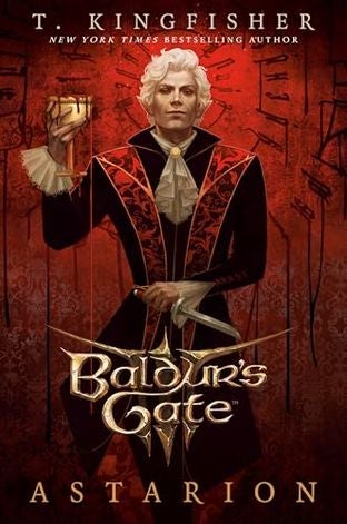 Boekomslag van Baldur's Gate 3: Astarion door T. Kingfisher