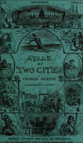Boekomslag van A Tale of Two Cities door Charles Dickens