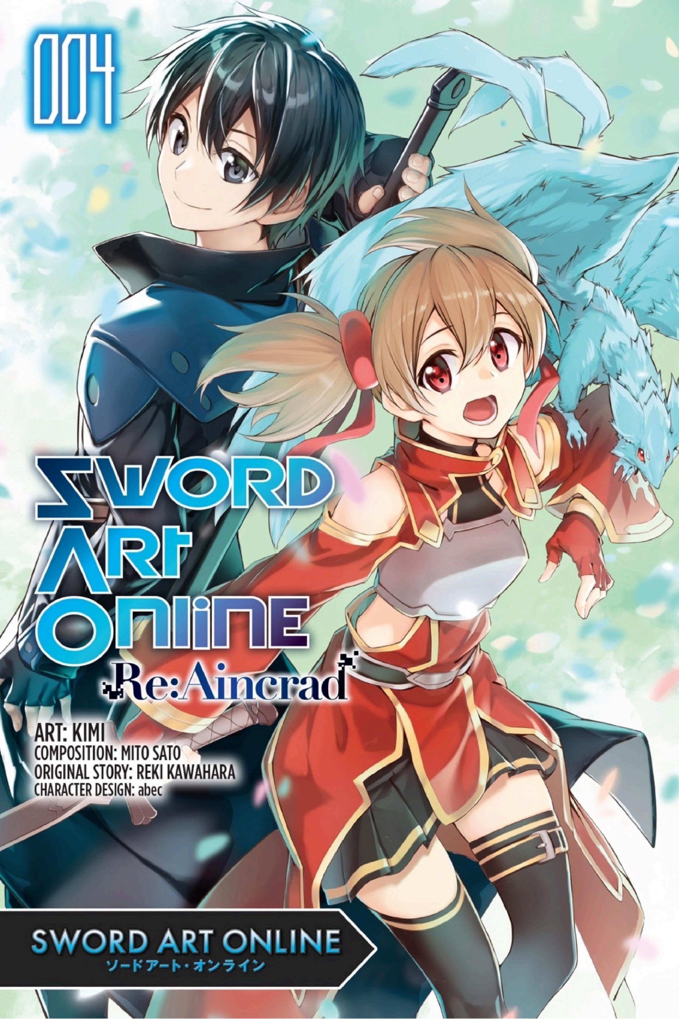 Boekomslag van Sword Art Online Re:aincrad, Vol. 4 (manga) door Reki Kawahara